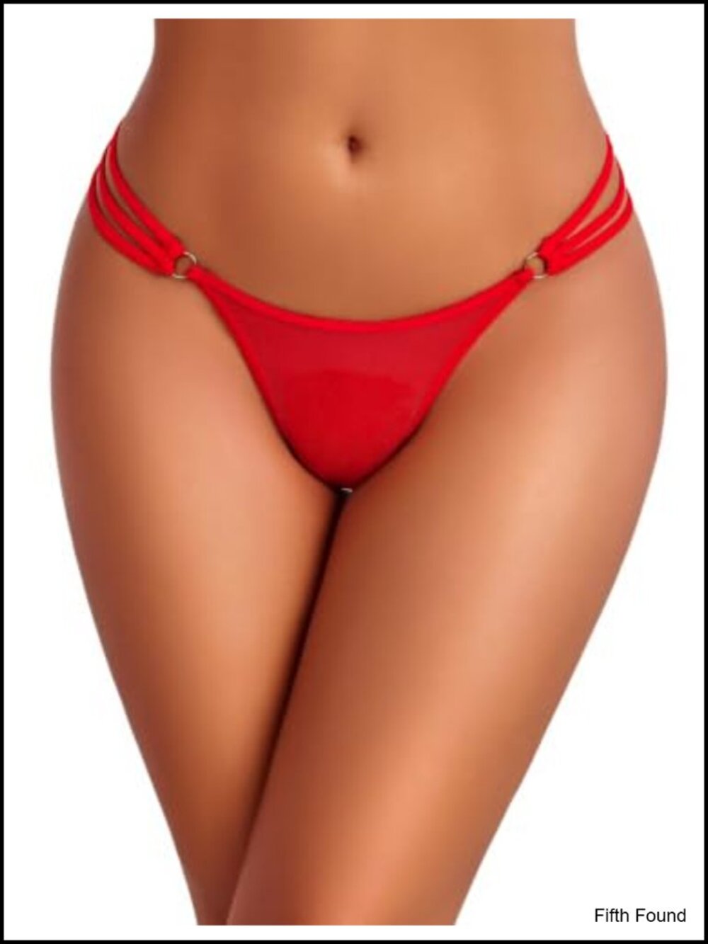 Mesh G-String Thong 3-Strap Panties